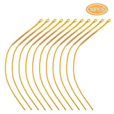 

10Pcs Braided Loop Connector Fishing Line 20LB 30LB 50LB Nylon Braided Fly Fishing Line with Loop End Fishing Accessories