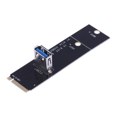 

NGFF M2 to PCI-E X16 Slot Transfer Card USB Port Mining Pcie Riser Card