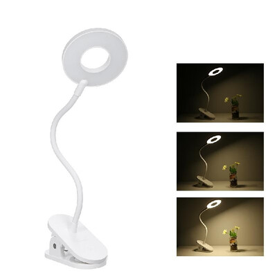 

Yeelight USB Rechargeable Clip-on Table Lamp Cordless & Portable Touching Control 3 Brightness Level Eye Protection Dimmable 360°