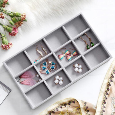 

New Drawer Diy Jewelry Storage Tray Ring Bracelet Gift Box Jewellery Organizer Earring Holder Small Size Fit Most Room Space