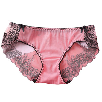

Toponeto Women Pantie Sexy Lace knicker High Elastic Embroidery Yarn Underpants Underwear