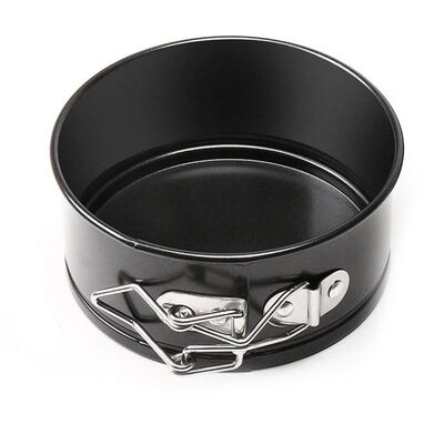 

4pcsset Kitchen Tools Bakeware Baking Pan Cake mold Small Round baking dish Heavy Carbon Non-stick Slipknot Removable Base Tray