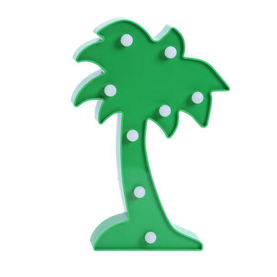 

LED Night Light Coconut Tree Light Romantic Table Lamp Marble Home Christma
