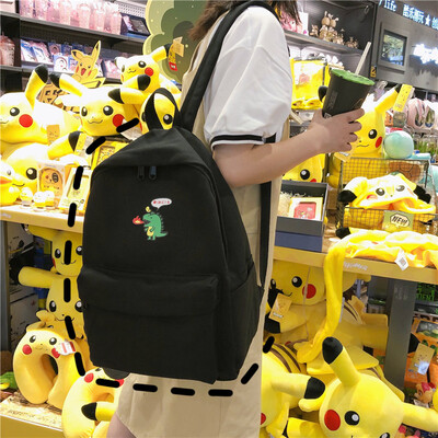 

Insfeng schoolbag female Korean version of high school students Shoulder Bag Canvas Baitaoshen school backpack shoulder bag