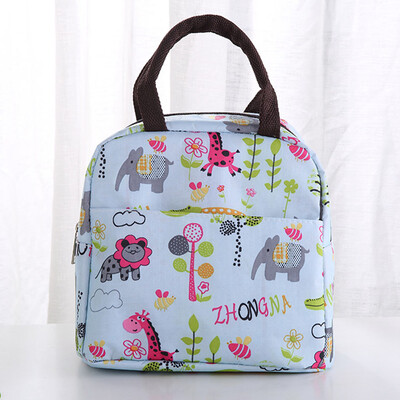 

Portable Lunch Printed Insulation Bag Thermal Food Picnic Lunch Box Bags For Women Men Students Kids