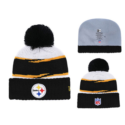 

NFL Football League Steelers Pittsburgh Steelers New Era New York Yihua Knitted Wool Baseball Cap