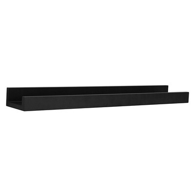 

23" Floating Wall Shelves Display Storage Wall Mount Home Decor Black