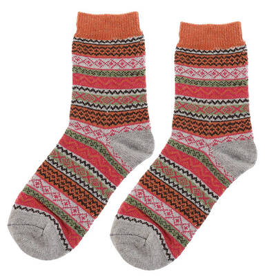 

Winter New Products Warm Thicken National Wind Women&39S Wool Socks Medium Tube Rabbit Wool Socks