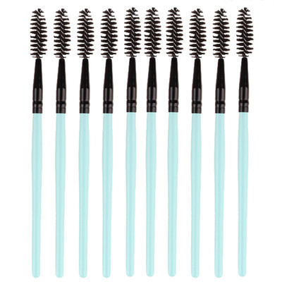 

Toponeto 10PC Bendable Beauty Makeup Wood Handle Eyelash Brush Natural Curling Tool
