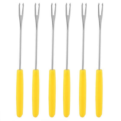 

Greensen 6Pcs 18cm ABS Handle Stainless Steel BBQ Skewers Barbecue Roasting Sticks Forks