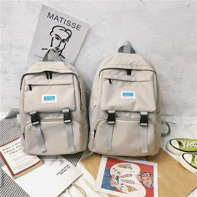 

Womens backpack in Korean version of the ancient schoolbag style female high school students shoulder bag female campus fashion b