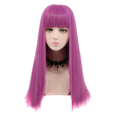 

〖Follure〗Cosplay Wig Long Purple Adult Women Fashion Costume Party Wig