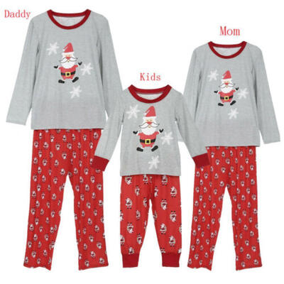

Family Matching Christmas Sleepwear Pyjamas Set Adult Xmas Pajamas Nightwear Set