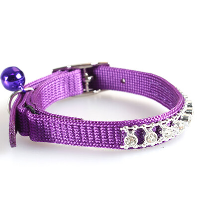 

Puppies Dogs&Cats Knit Water Diamonds for Their Pets&Wear Collars with B