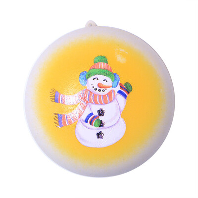 

Gotoamei Hot Christmas Snowma Bread Slow Rising Scented Relieve Stress Toy Key Pendant