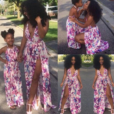 

Family Dress Mother&Daughter Matching Girls Daughter Outfits Clothes Dresses
