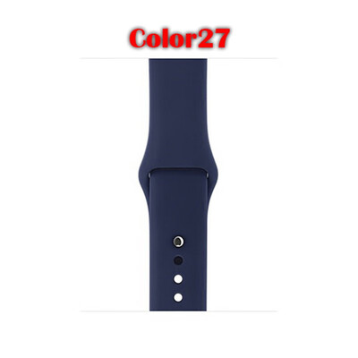 

Silicone Sports Band for Apple Watch Series 123 38MM 42MM Rubber Watchband for iWatch Volt series 4 40mm 44mm
