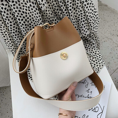 

Summer ins super fire color bucket bag female 2019 new Korean version of the wild shoulder slung fashion handbag