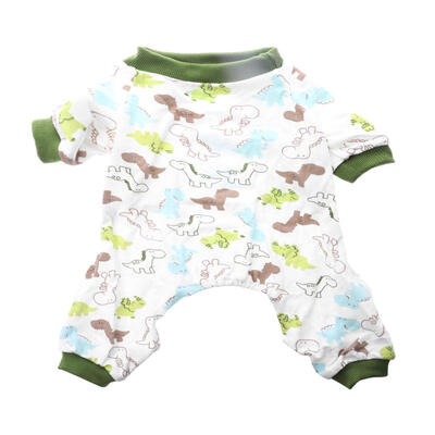 

Cute Printed Soft Cotton Four-legs Pet Clothes Dogs Cats Jumpsuits Pajamas
