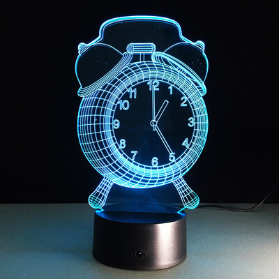 

Siaonvr 3D illusion Visual Night Light 7 Colors Change LED Desk Lamp Bedroom Home Decor
