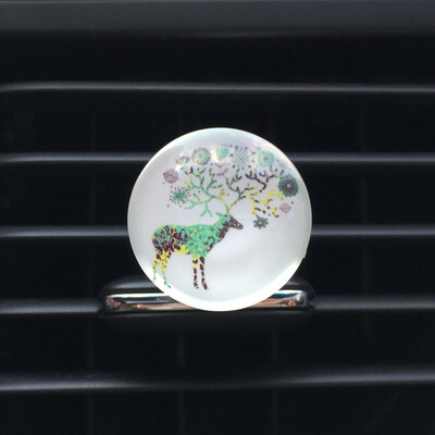 

Tailored Christmas Elk Car Vents Perfume Clips Time Gem Car Aromatherapy