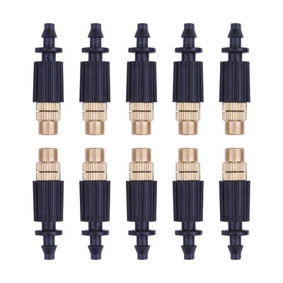 

10pcs Copper Nozzle Cooling Watering Garden Home Irrigation Spray System