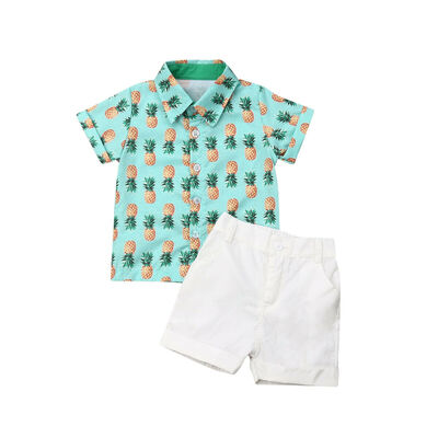 

2PCS Toddler Kids Baby Boy Gentleman Shirt TopsPants Shorts Clothes Outfits Set