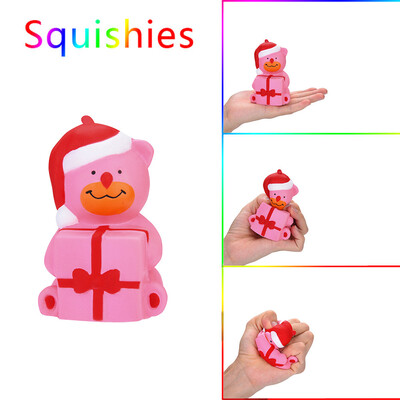 

Siaonvr Christmas Bear Scented Squishies Slow Rising Kids Toys Stress Relief Toys Props