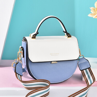 

Female tide summer oblique Bag Korean version fashionable one-shoulder handbag middle-aged mother bag semi-round bag