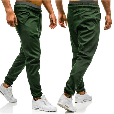 

SUNSIOM Mens Track Pants Casual Sport Gym Jogging Jogger Pencil Pants Long Trousers