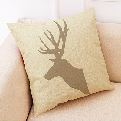 

〖Follure〗Christmas Home Decor Cushion Cover Graffi Style Throw Pillowcase Pillow Covers