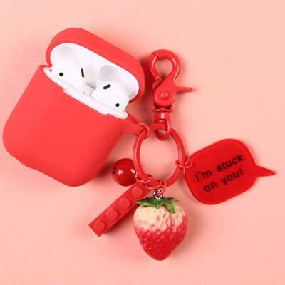 

Cute Cartoon Series Unicorn Pig Strawberry Silicone Protective Skin Case Anti Drop Protective Cover No headset No Box