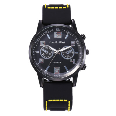 

New mens sports silicone watch student leisure household