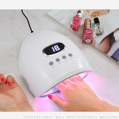 

〖Follure〗60W Cordless LEDUV Nail Lamp Gel Polish Nail Light Dryer Wireless Rechargeable