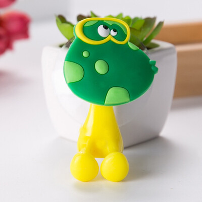 

Cartoon PVC Animal Cute Sucker Toothbrush Wall Holder Suction Cup Bathroom Baby