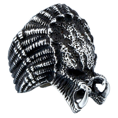 

Punk Vintage Alien Finger For Men Gothic Style Movie Ring Stainless Steel Jewelry Gothic Style Movie Punk Biker Ring