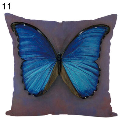 

Butterfly Printed Soft Throw Pillow Case Cushion Cover Sofa Bed Car Home Decor