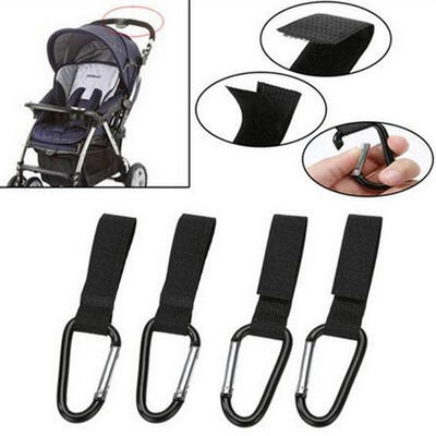

New Baby Pushchair Stroller Buggy Pram Carts Clip Hook Hanging Bags Carabiner Holder