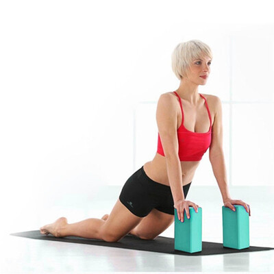 

JPGIF Exercise Fitness Yoga Blocks Foam Bolster Pillow Cushion EVA Gym Training