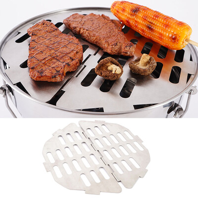 

Portable Folding Barbecue Board Outdoor Camping Barbecue Round Hexagonal Grill