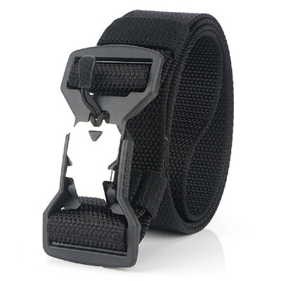 

Adjustable Webbing Belt Men Women Belts 492 Inch with Quick Release Magnetic Buckle for Camping Hiking