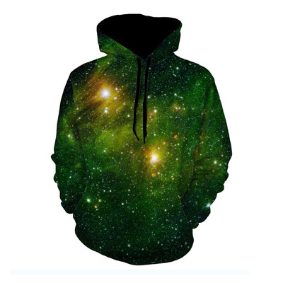 

Toponeto Mens Autumn Spring Fashion 3D Printing Hoodie Hooded Loose Long Sleeve Top