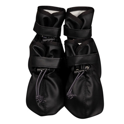 

4pcs Waterproof Dog Shoes Reflective Anti Slip Rain Boots Adjustable Winter Warm Socks Sneaker Paw Protector For Dogs Cat