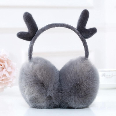 

Ear Muffs Winter Fall Cute Warm-Keeping Earmuffs Christmas Day Girl Lovely Deerlet Horn Ear Warmers