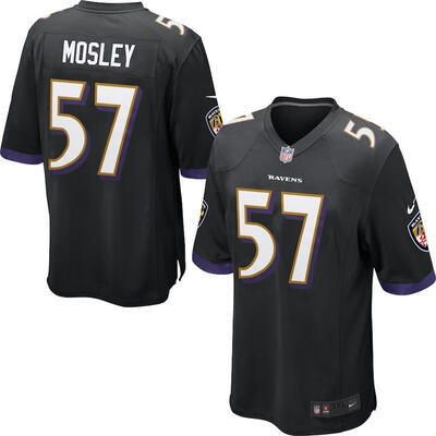 

Youth Football Jersey Baltimore Ravens CJ Mosley Black Game Jersey