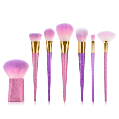 

〖Follure〗7PCS Pro Make Up Foundation Eyebrow Eyeliner Blush Cosmetic Concealer Brushes