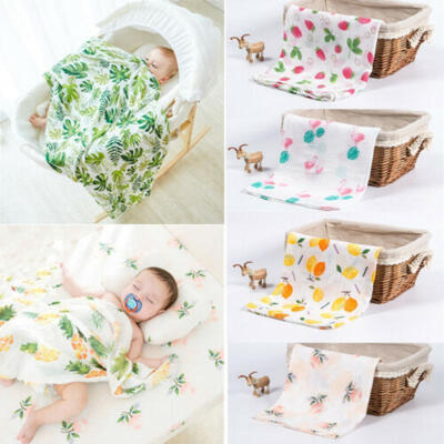 

US Baby Swaddle Sleeping Blanket Newborn Baby Bath Towel Multi Functions Wrap