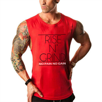 

Gym Mens Muscle Sleeveless Tank Top T-Shirt Bodybuilding Sport Fitness Vest