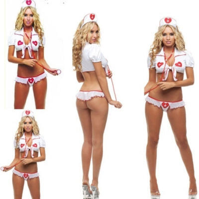 

G-String Women Sexy Lingerie Uniform Christmas Set Sleepwear Underwear Babydoll