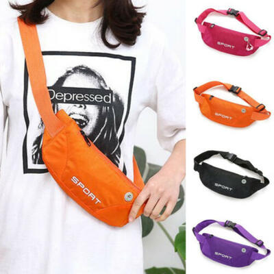 

New Men Women Waist Bag Bum Fanny Pack Running Belt Money Pouch Holiday Sport US